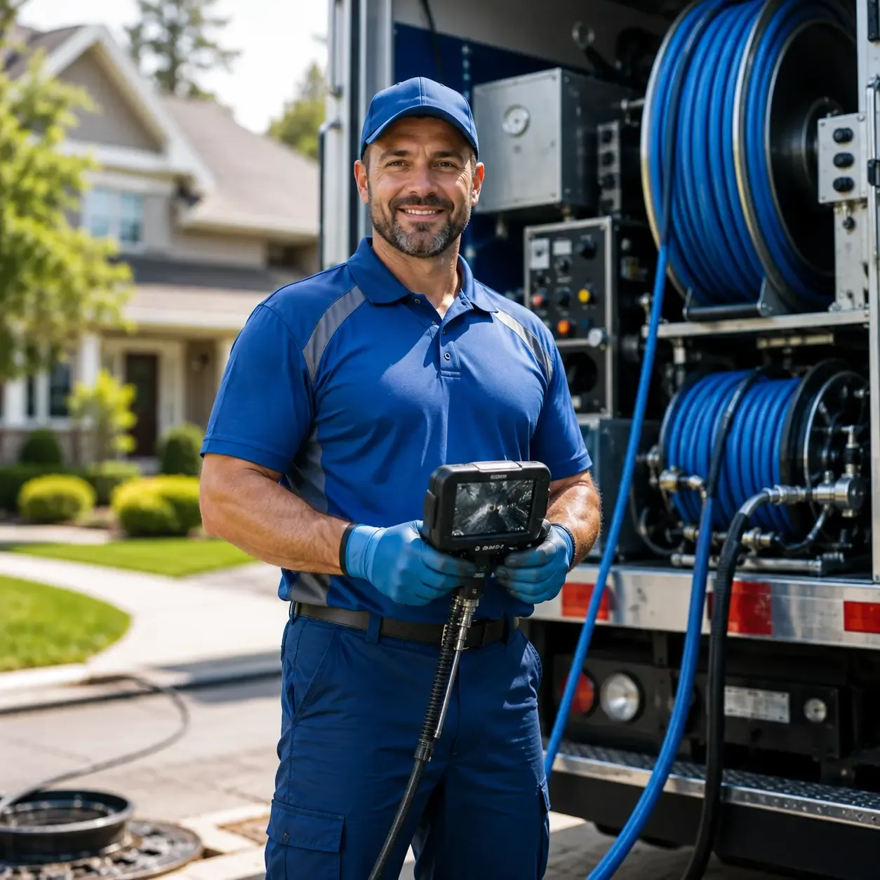 Local outdoor drain cleaning specialists in Mart, TX